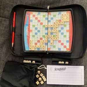 Scrabble Travel Edition Folio Zipper Case